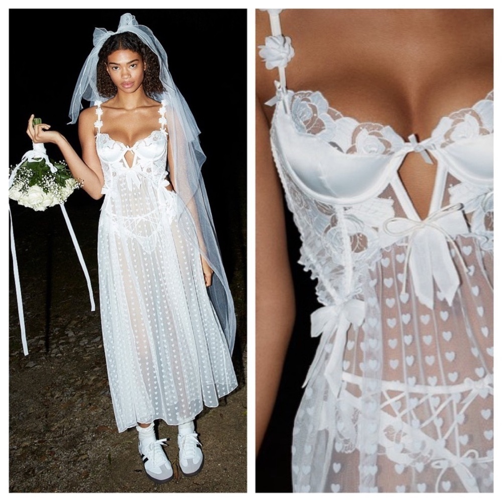 For Love and Lemons Amore Maxi Slip Dress